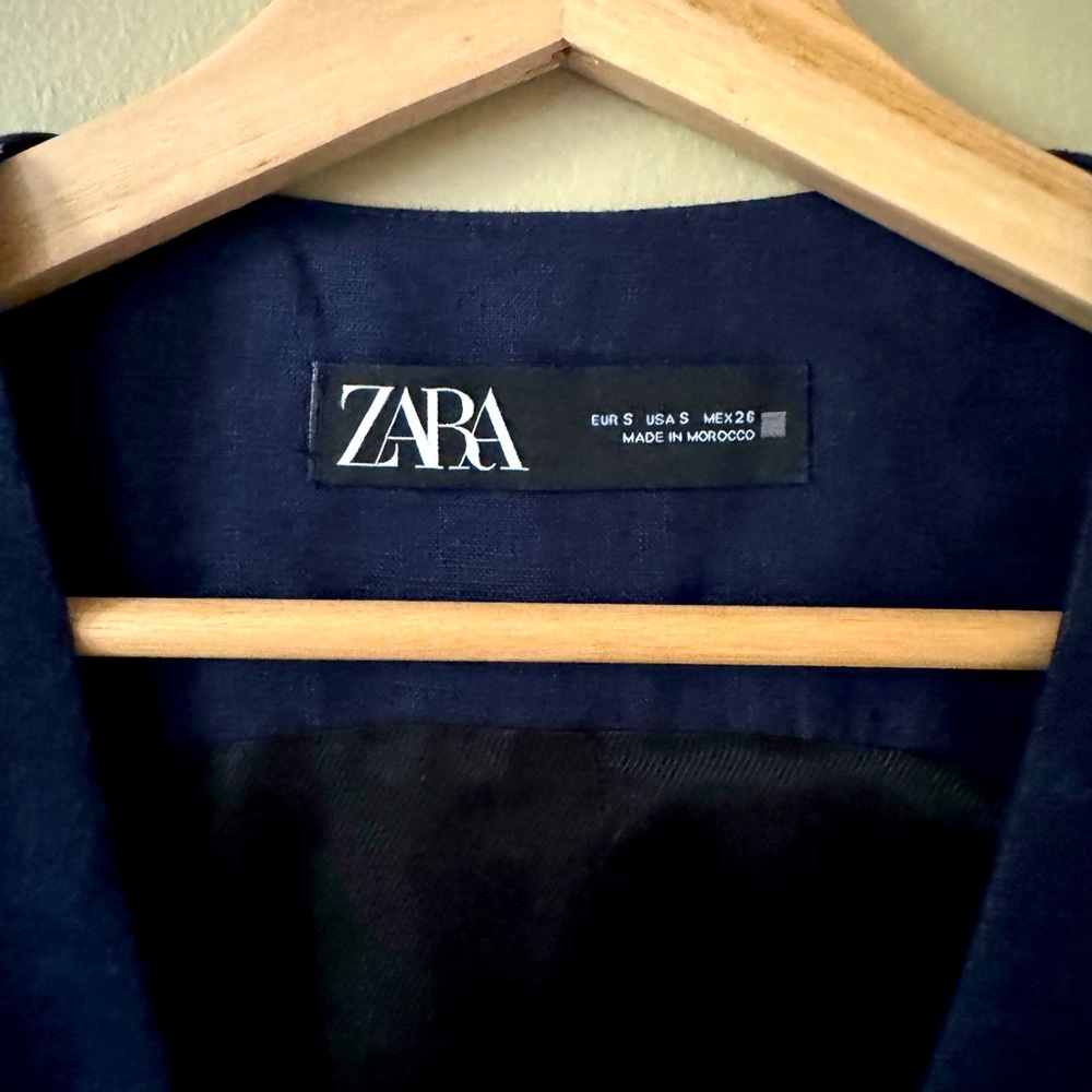 Zara, blue vest S